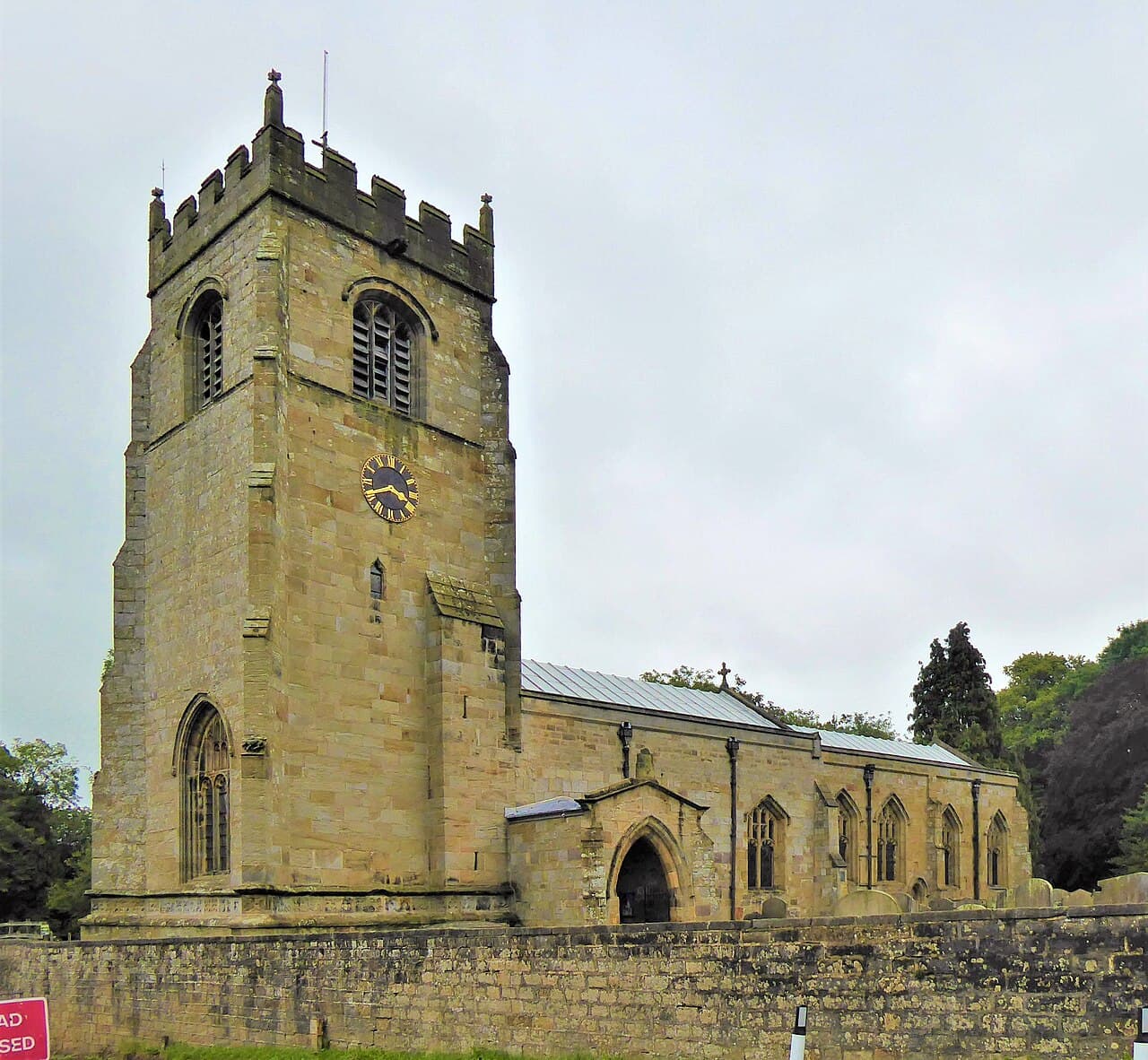 Church of St Andrew in Kirkby Malzeard, North Yorkshire