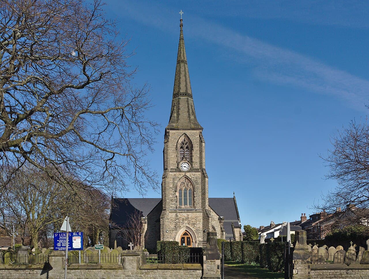 St Luke's Church, Great Crosby in Sefton, Merseyside