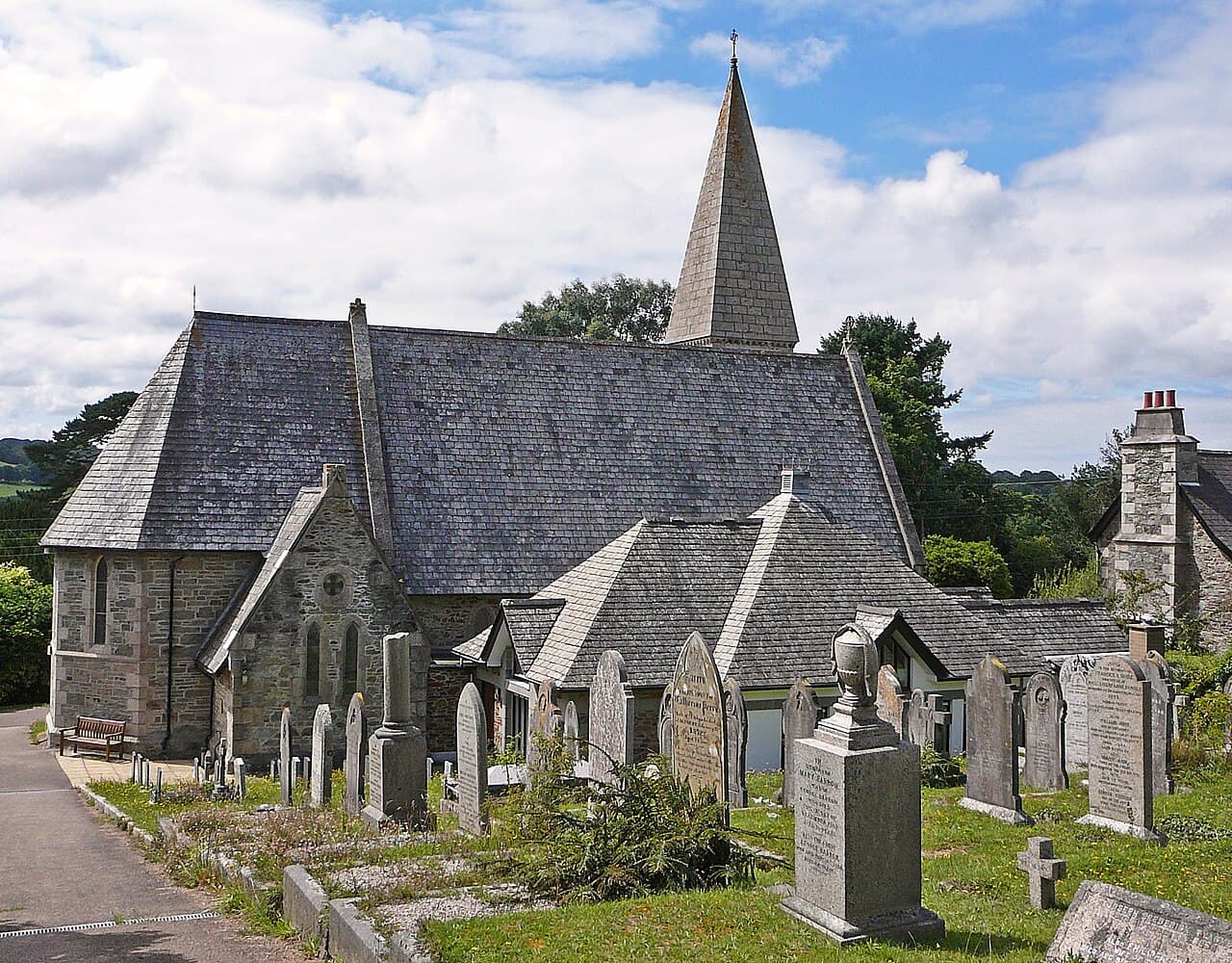 Church of Saint John and Saint Petroc in Feock, Cornwall