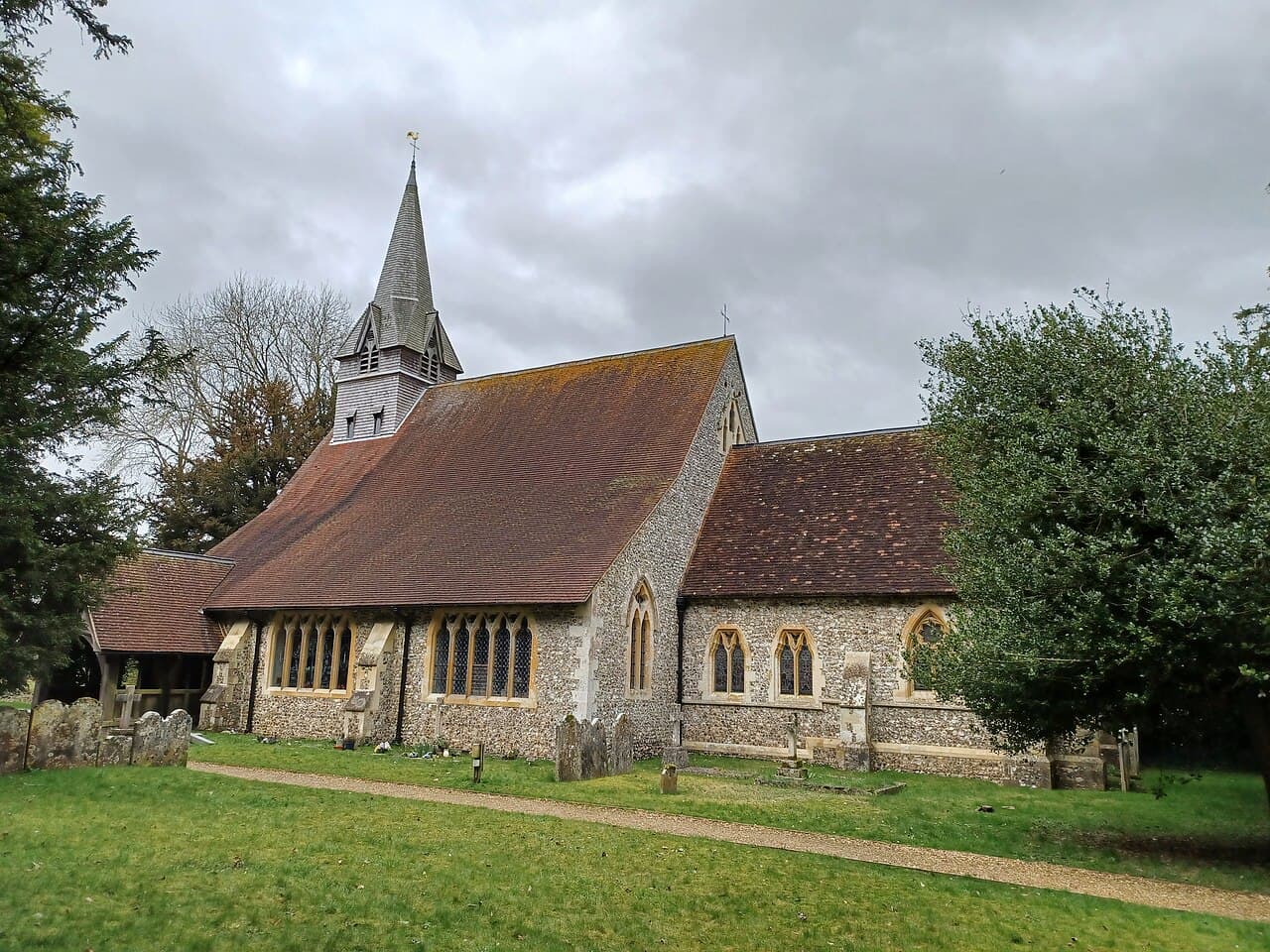 Church of St Peter and Holy Cross, Wherwell in Wherwell, Hampshire