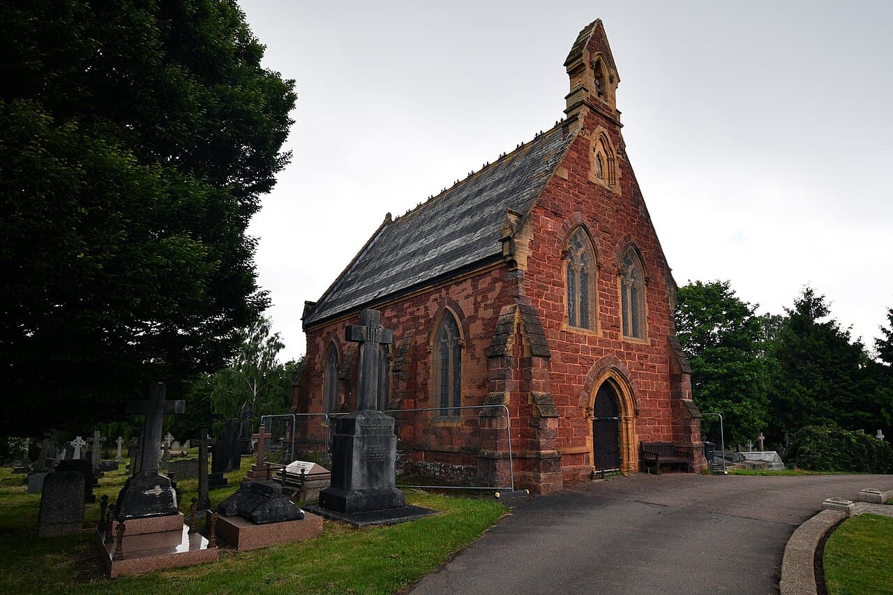 Southern Mortuary Chapel Higher Cemetery in Exeter, Devon