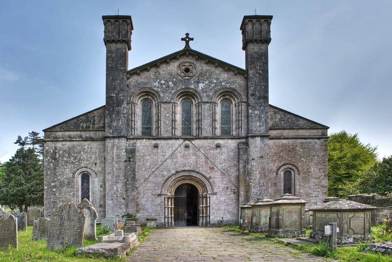 St Mary's Abbey Church in Margam, Bridgend