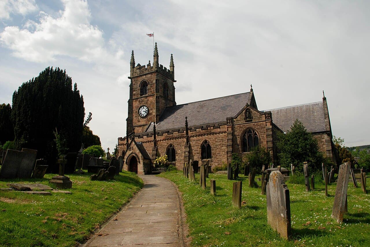 Church of St Giles in Matlock, Derbyshire