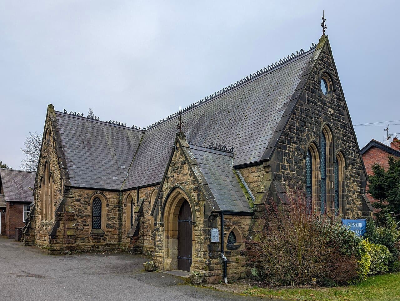 Gresford Methodist Church in Wrexham County Borough, Wrexham