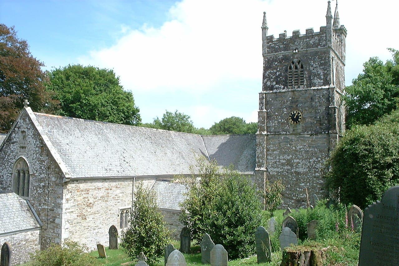 Church of St Symphorian in Veryan, Cornwall