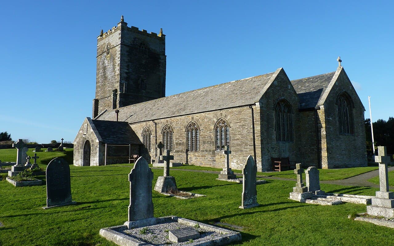 Church of St Merryn in Padstow, Cornwall