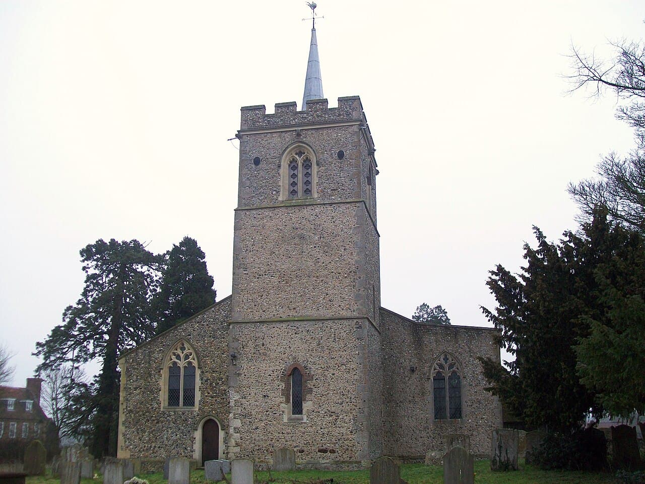 Parish Church of St Nicholas (church of England) in Ware, Hertfordshire