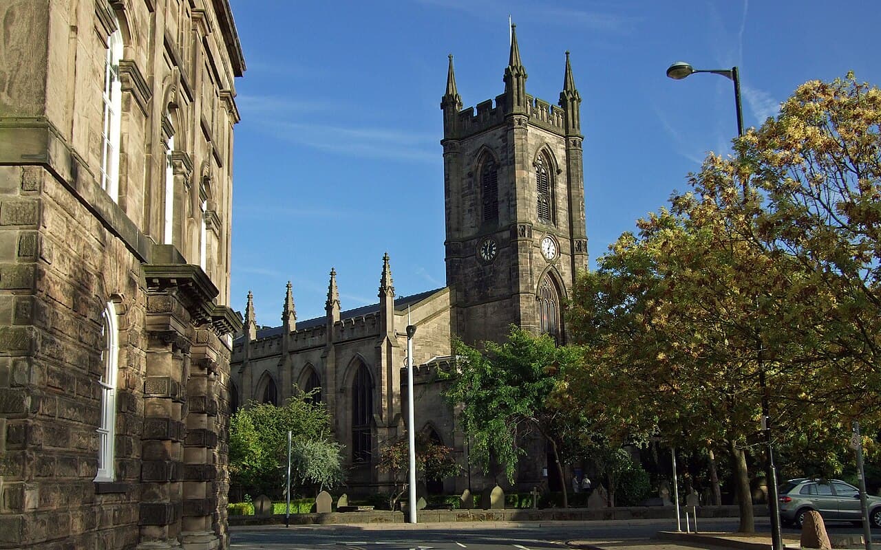 Stoke Minster in Stoke-on-Trent, Staffordshire