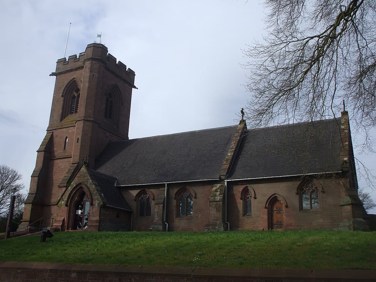 Church of St Mary in Loggerheads, Shropshire