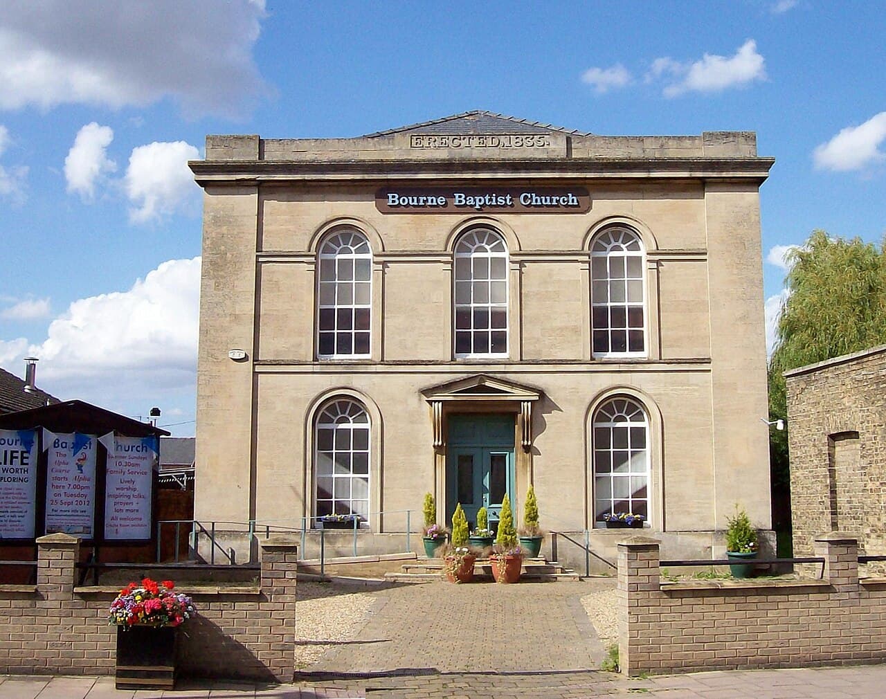 Bourne Baptist Church in Bourne, Lincolnshire
