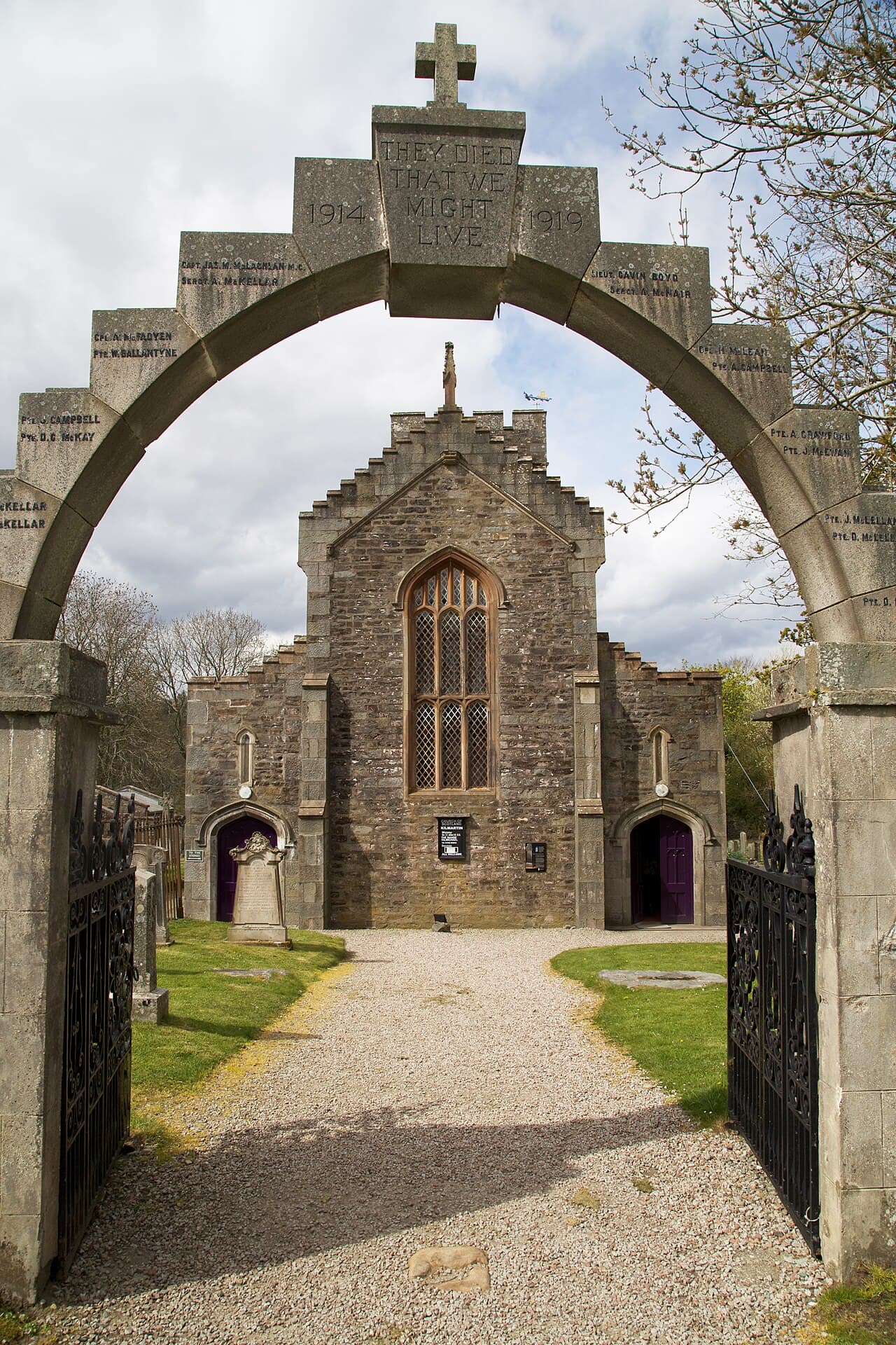 Kilmartin Parish Church in Lochgilphead, Argyll and Bute