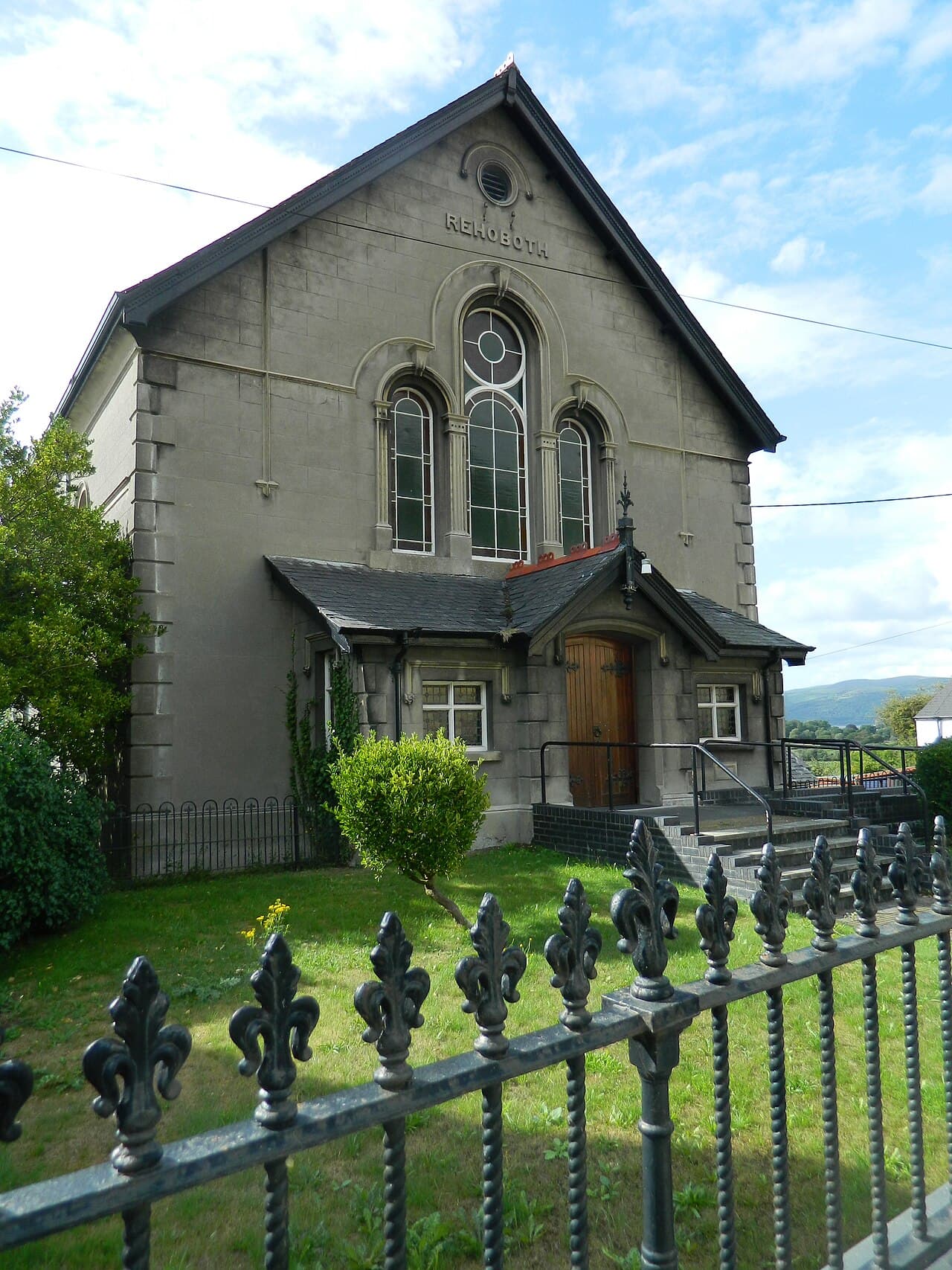 Rehoboth Calvinist Methodist chapel in Llangynfelyn, Ceredigion