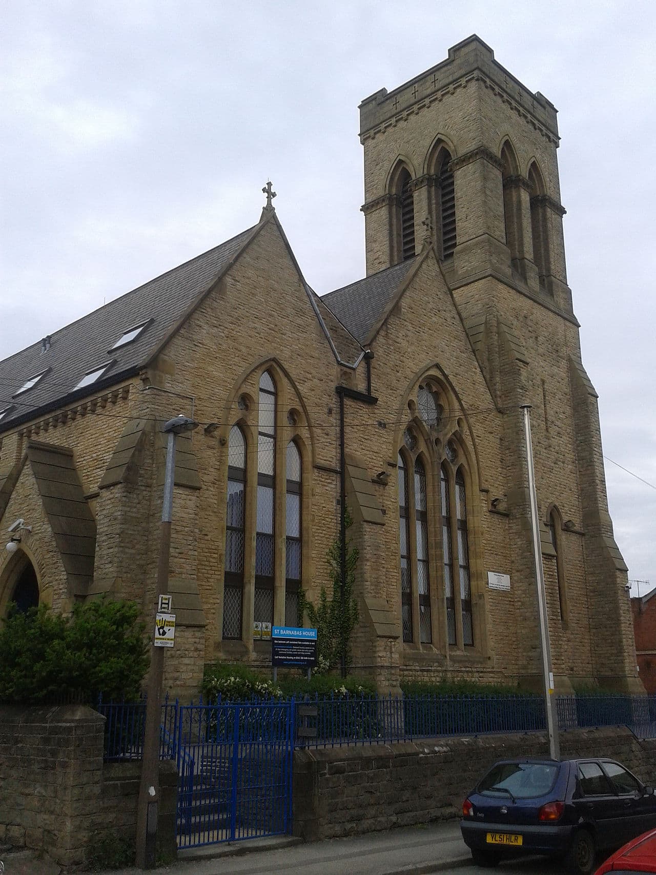 St Barnabas House in Sheffield, South Yorkshire
