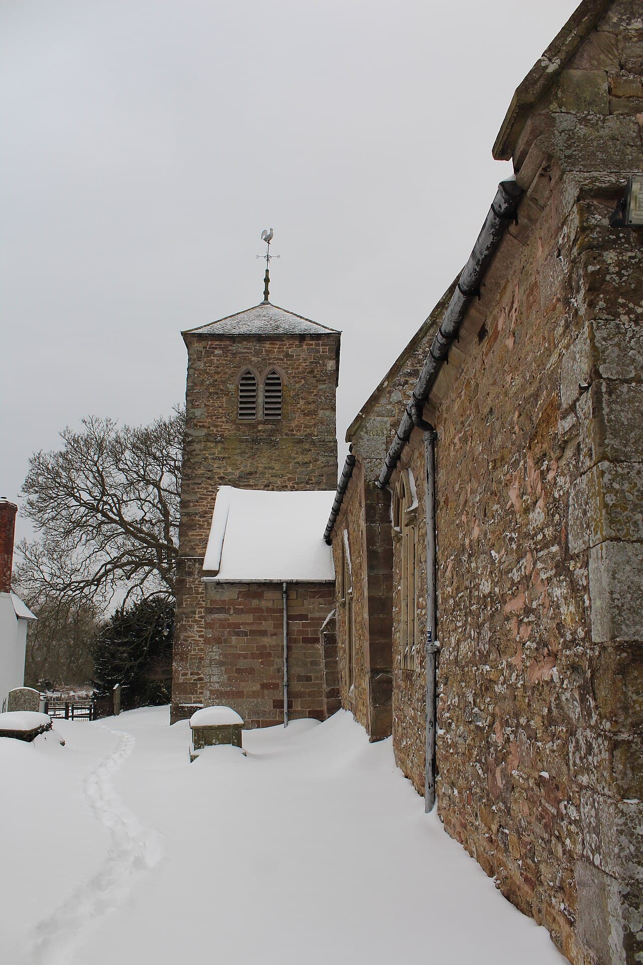 Church of the Holy Rood in Mordiford, Herefordshire