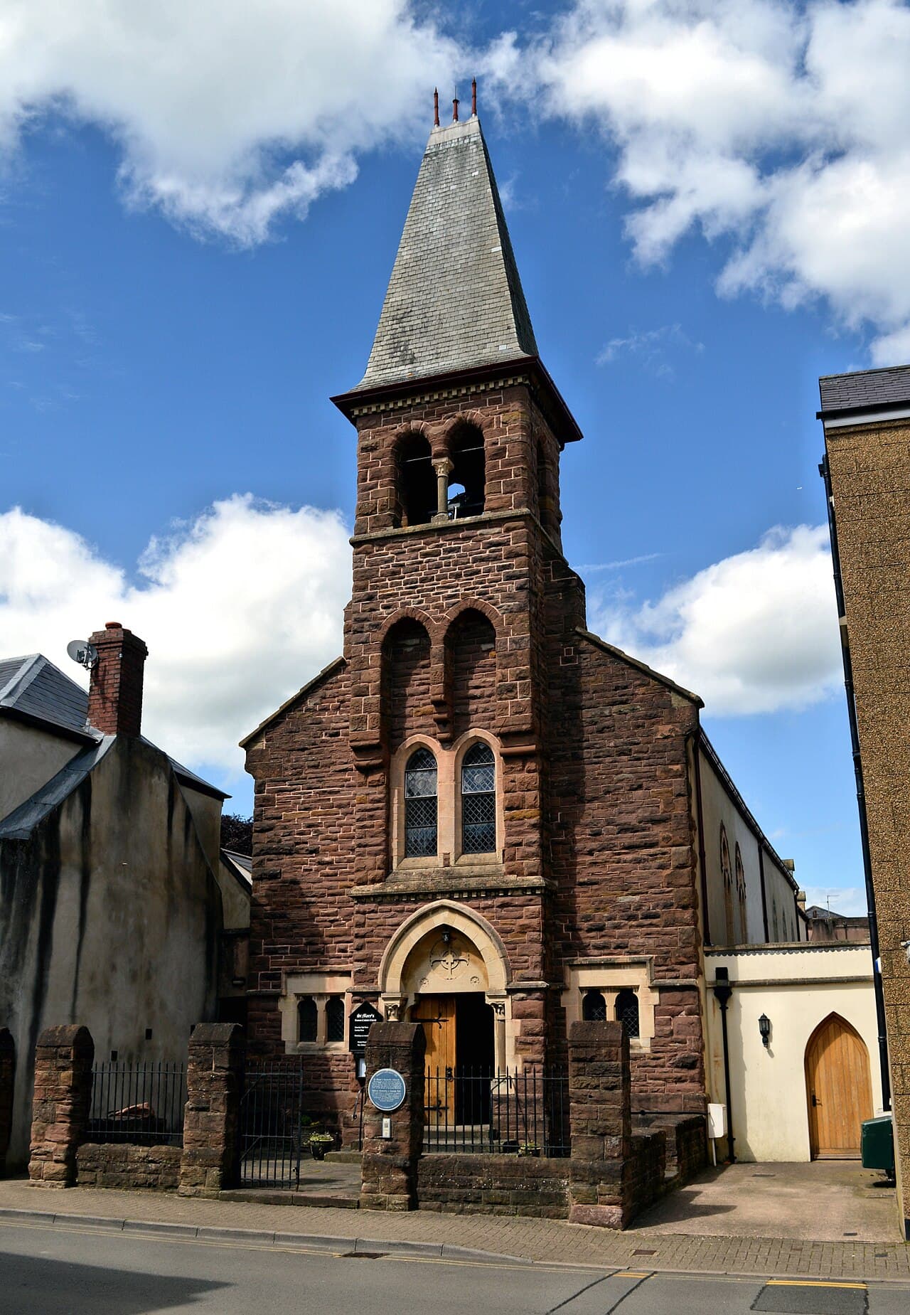 St Mary's Roman Catholic Church in Monmouth, Monmouthshire