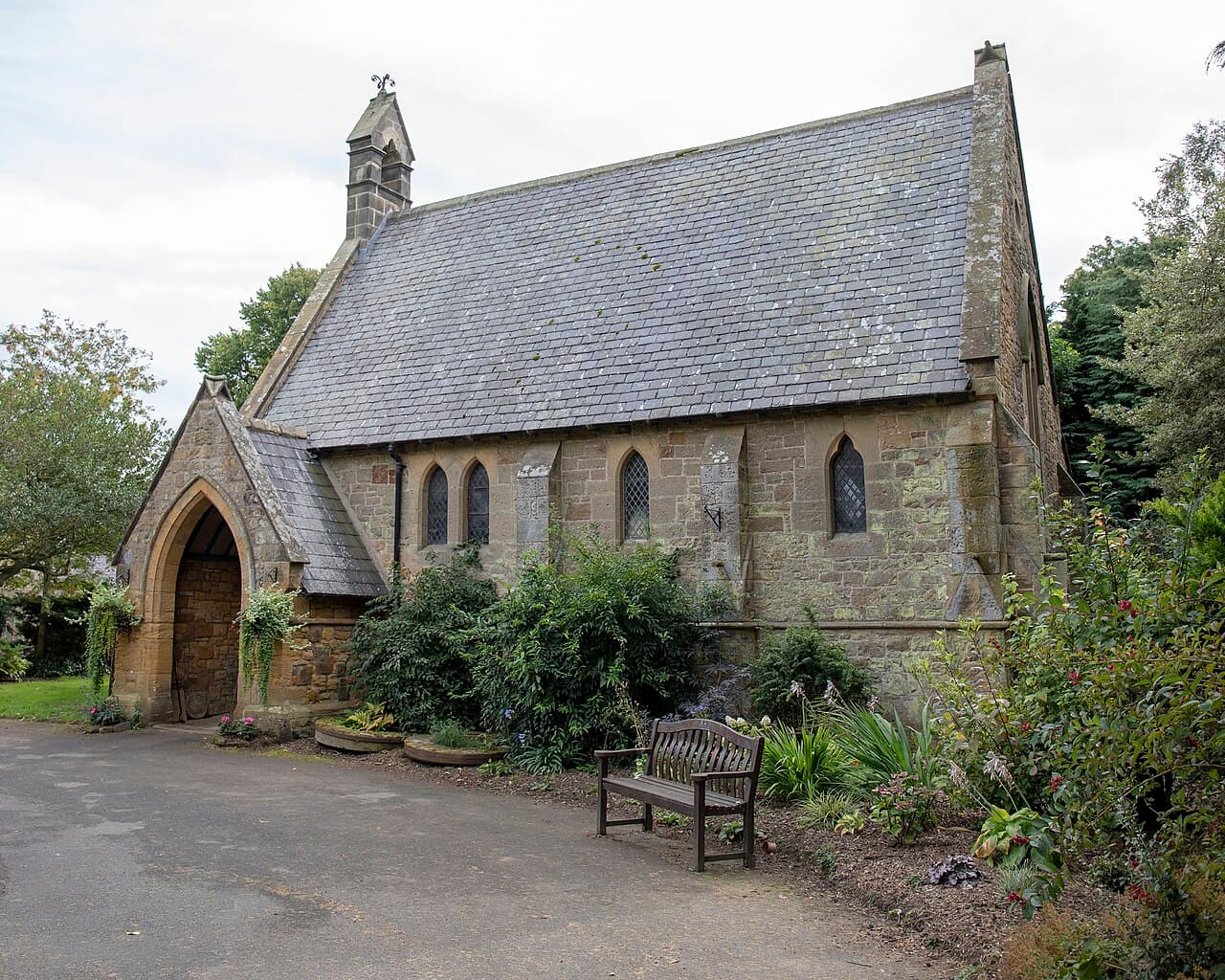 South Chapel at Alnwick Cemetery in Alnwick, Northumberland
