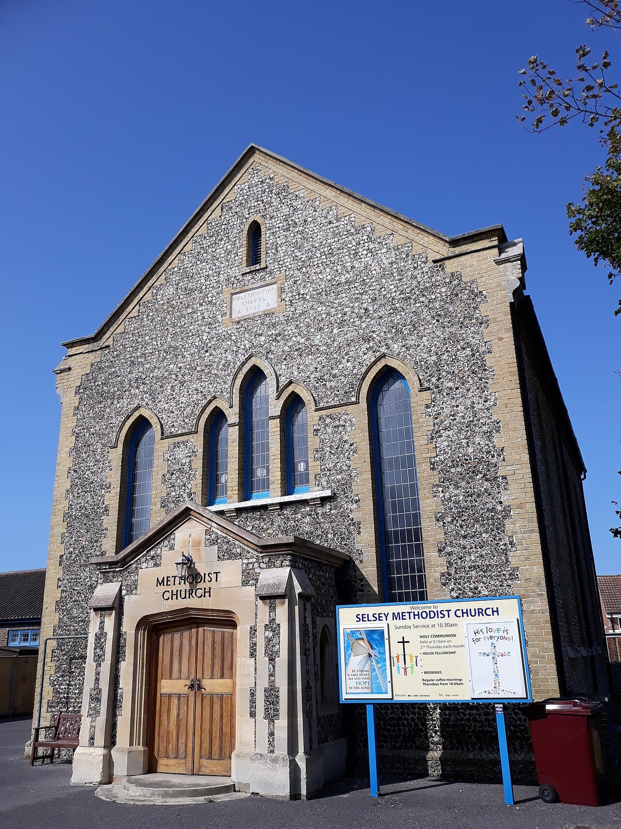 Selsey Methodist Church in Selsey, West Sussex