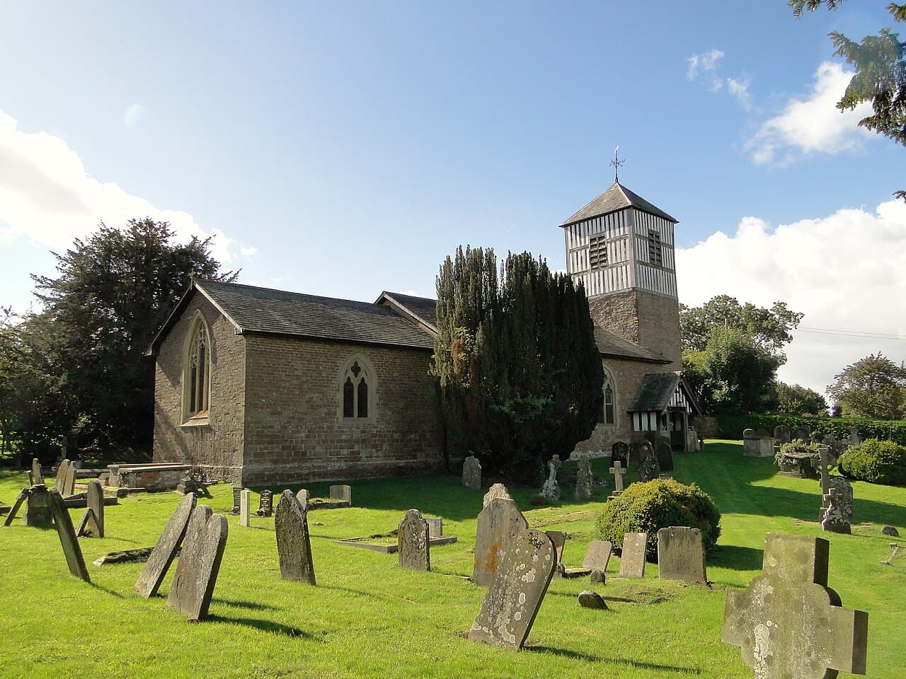Church of St Michael in Brimfield, Shropshire