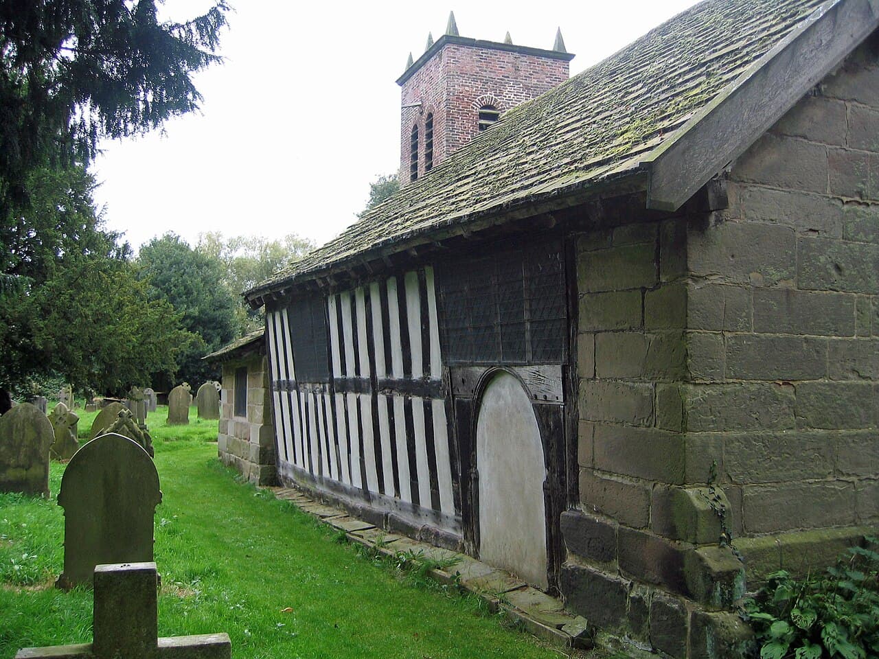 Old Church of Saint Werburg in Warrington, Cheshire