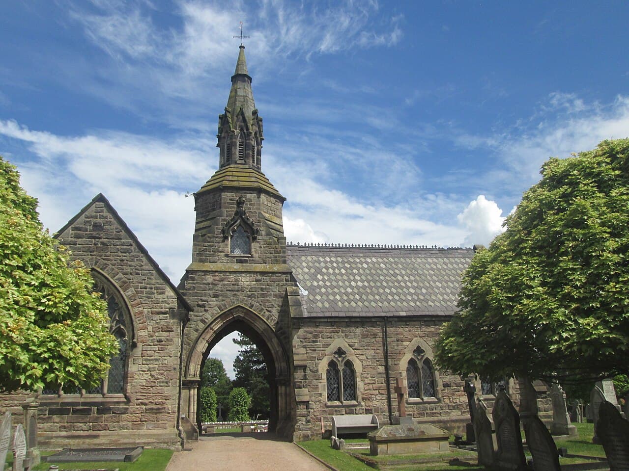 Melbourne Cemetery Chapels in Derby, Derbyshire