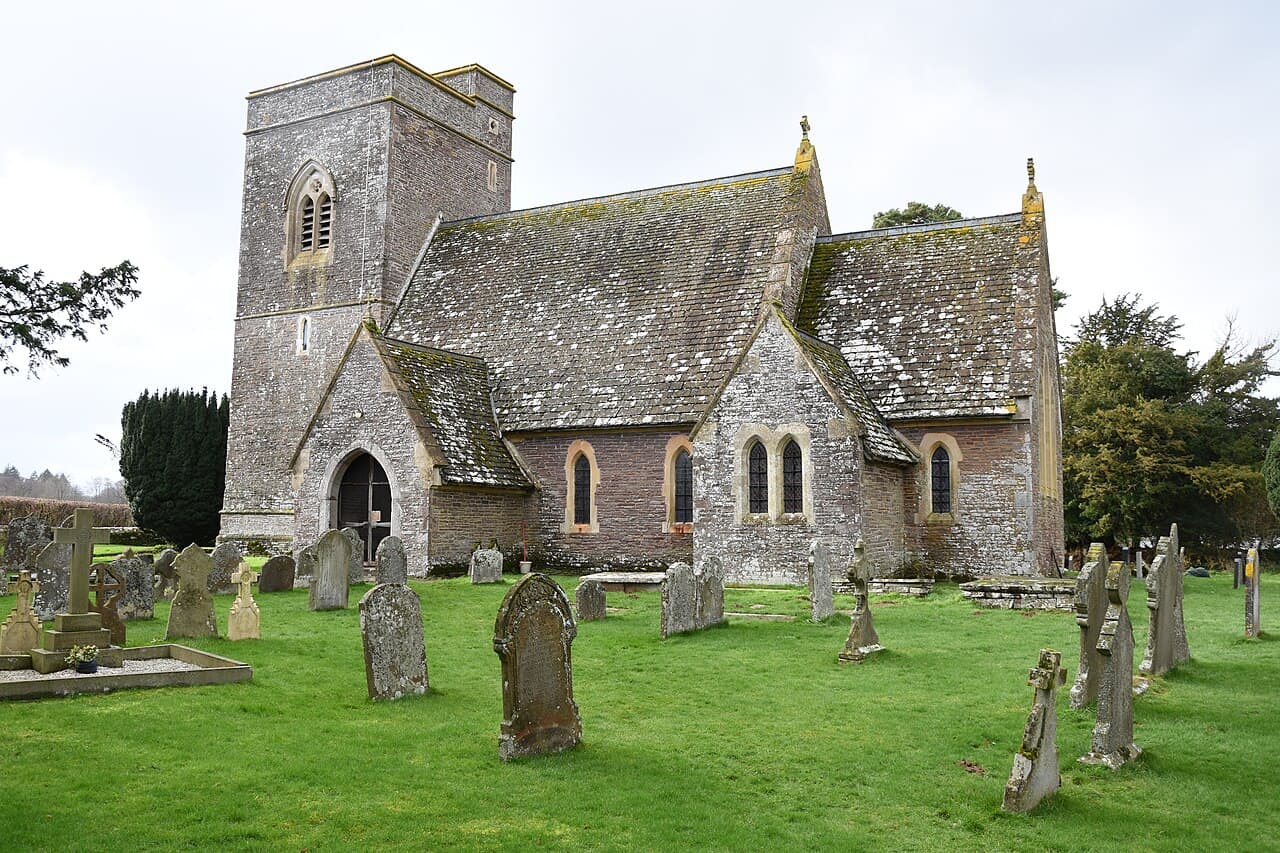 St Gastyn's Church in Llangors, Powys