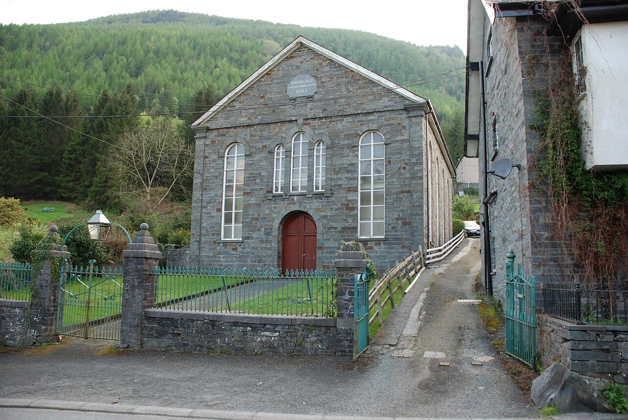 Ebeneser Welsh Independent Chapel in Cemmaes, Powys