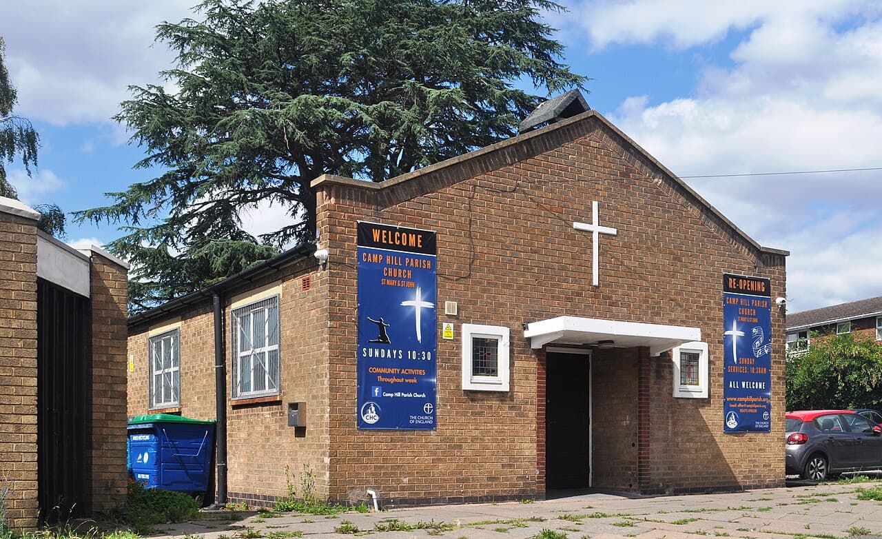 St Mary and St John's Church in Nuneaton, Warwickshire