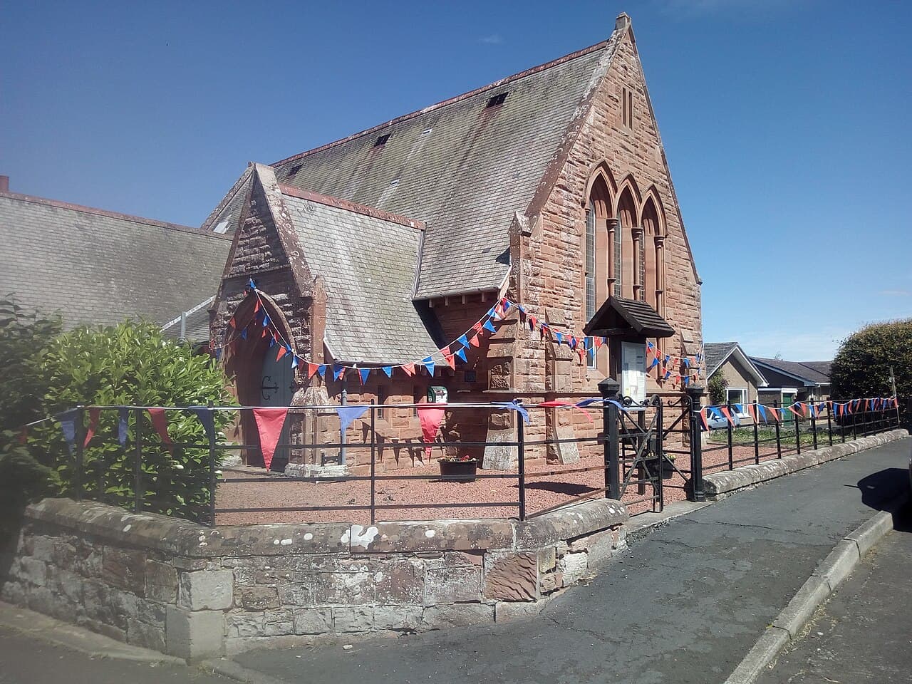 Crailing Parish Church in Jedburgh, Scottish Borders