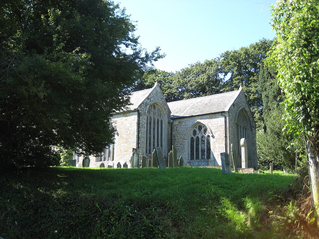 Church of St James in St Kew, Cornwall