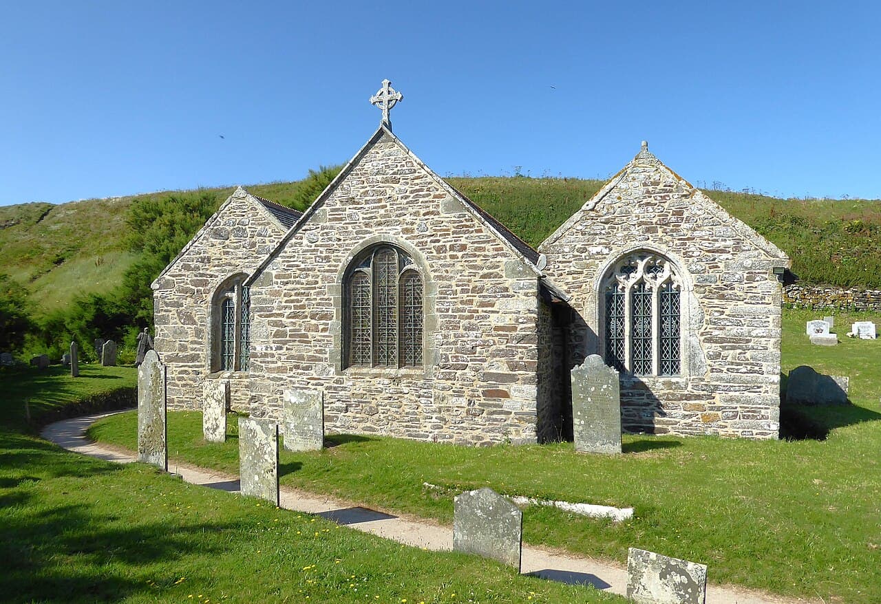Church of Saint Winwaloe, Gunwalloe in Gunwalloe, Cornwall