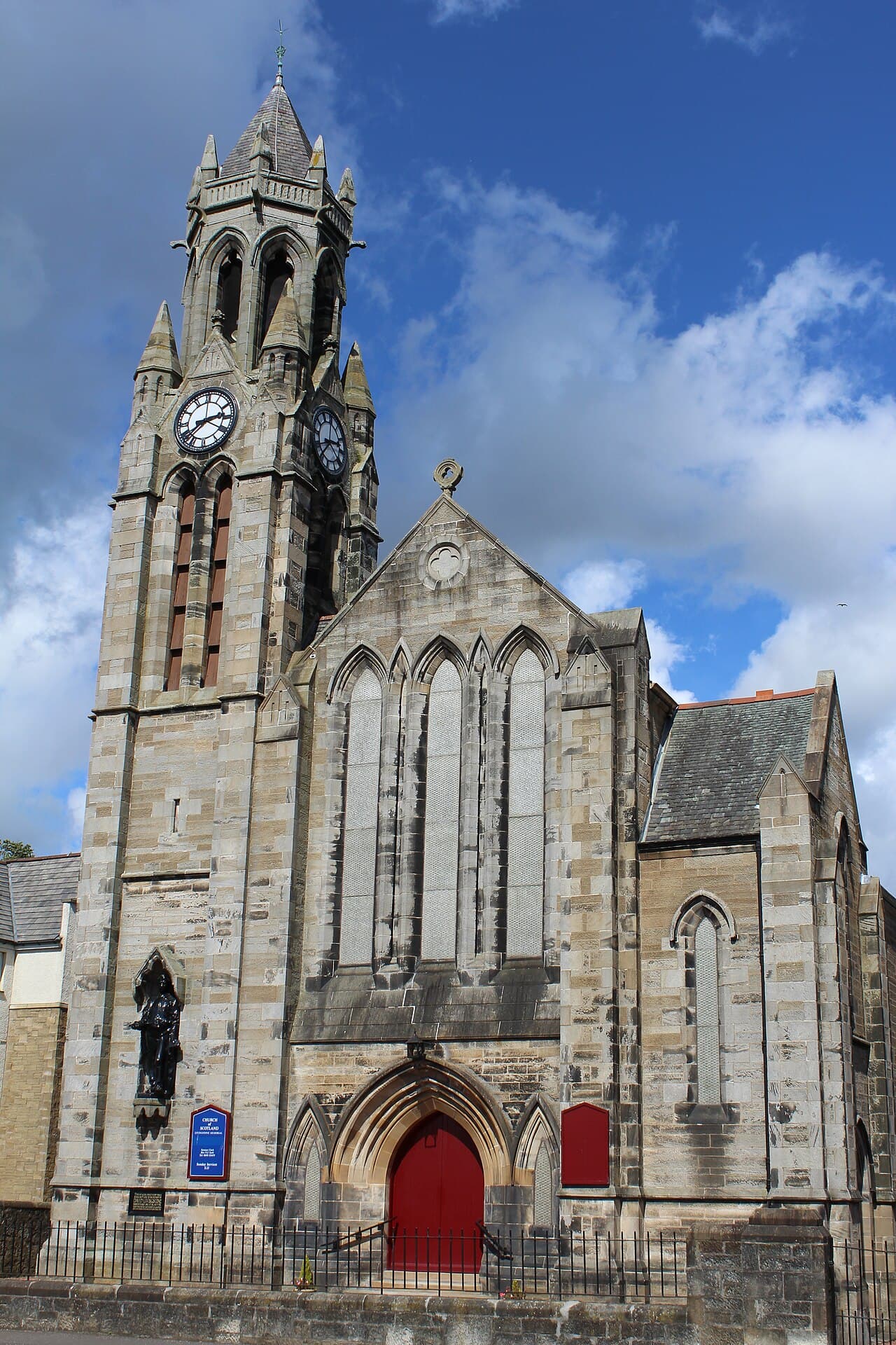 Livingstone Memorial Church, Glasgow Road, Blantyre in Glasgow, South Lanarkshire
