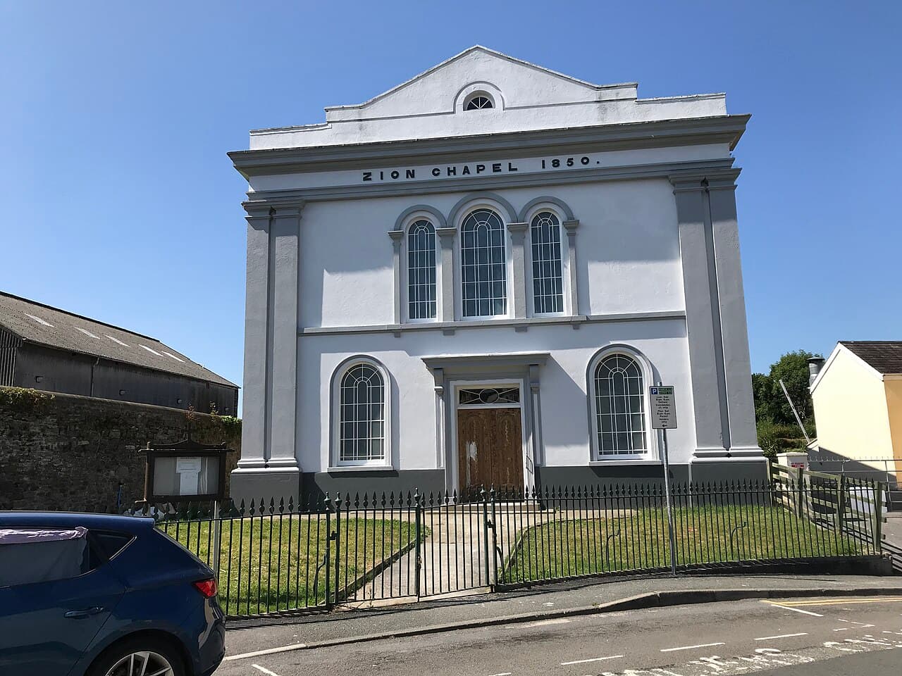 Zion English Presbyterian Church in Carmarthen, Carmarthenshire