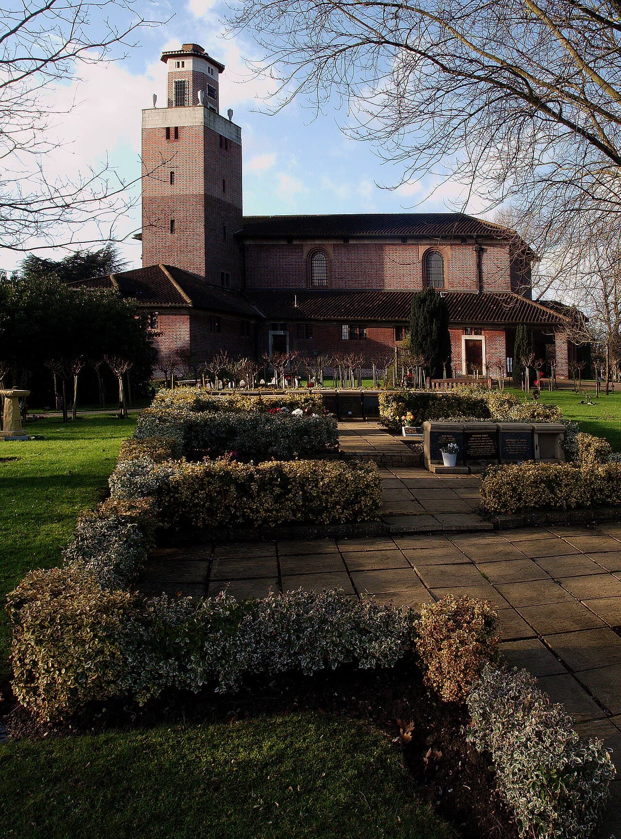 Crematorium And Chapel, St Marylebone Cemetary in London, Greater London
