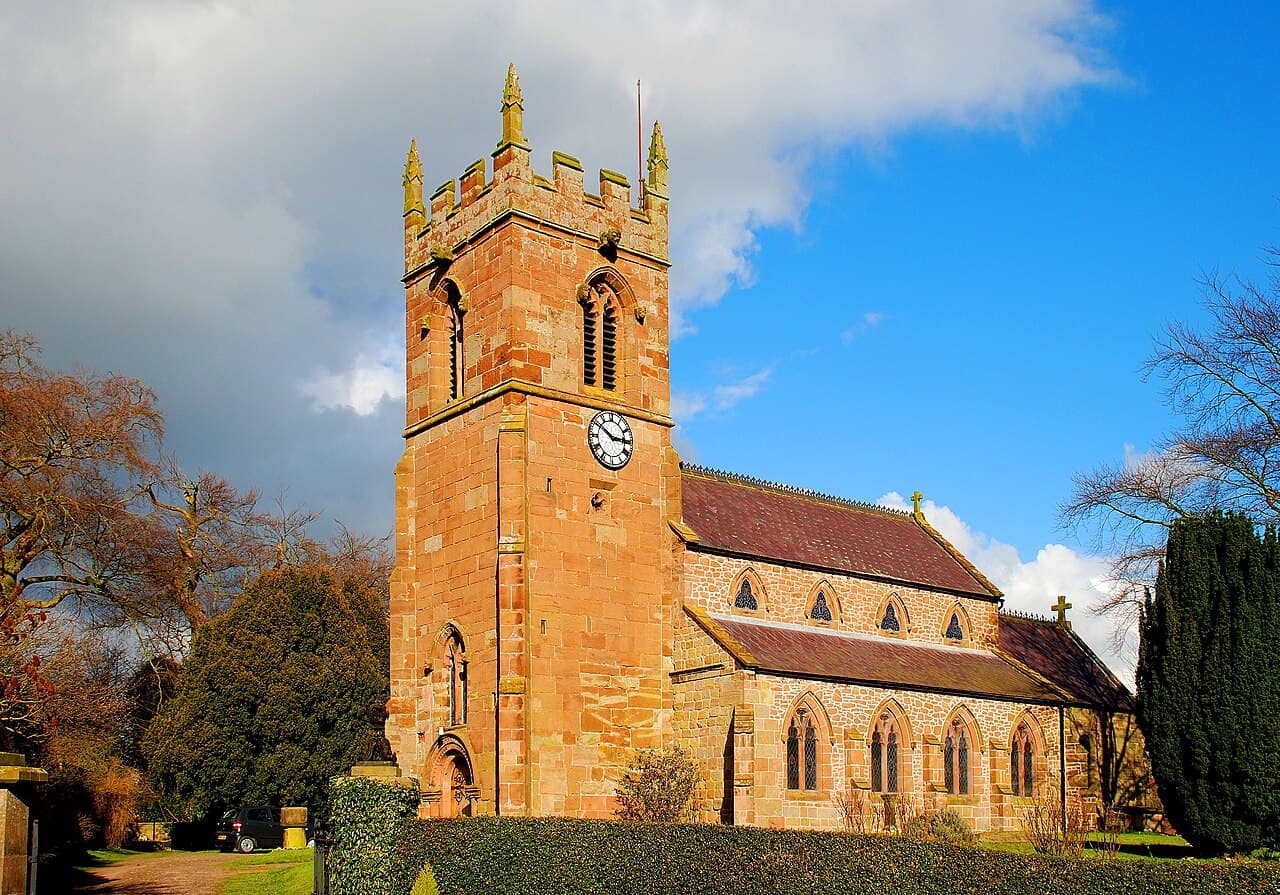 Church of Saint Chad in Norton in Hales, Shropshire