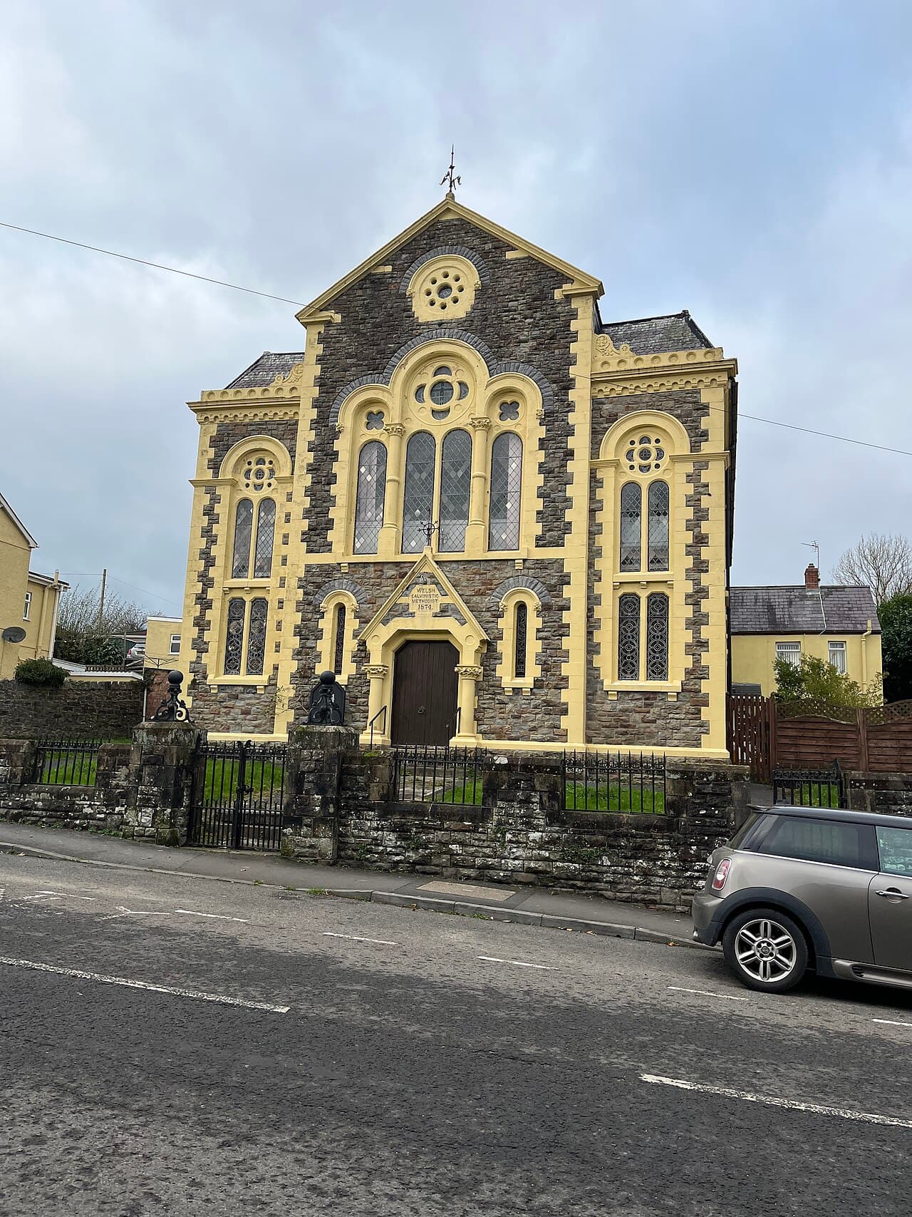 Salem Welsh Calvinistic Methodist Chapel in Cwmifor, Carmarthenshire