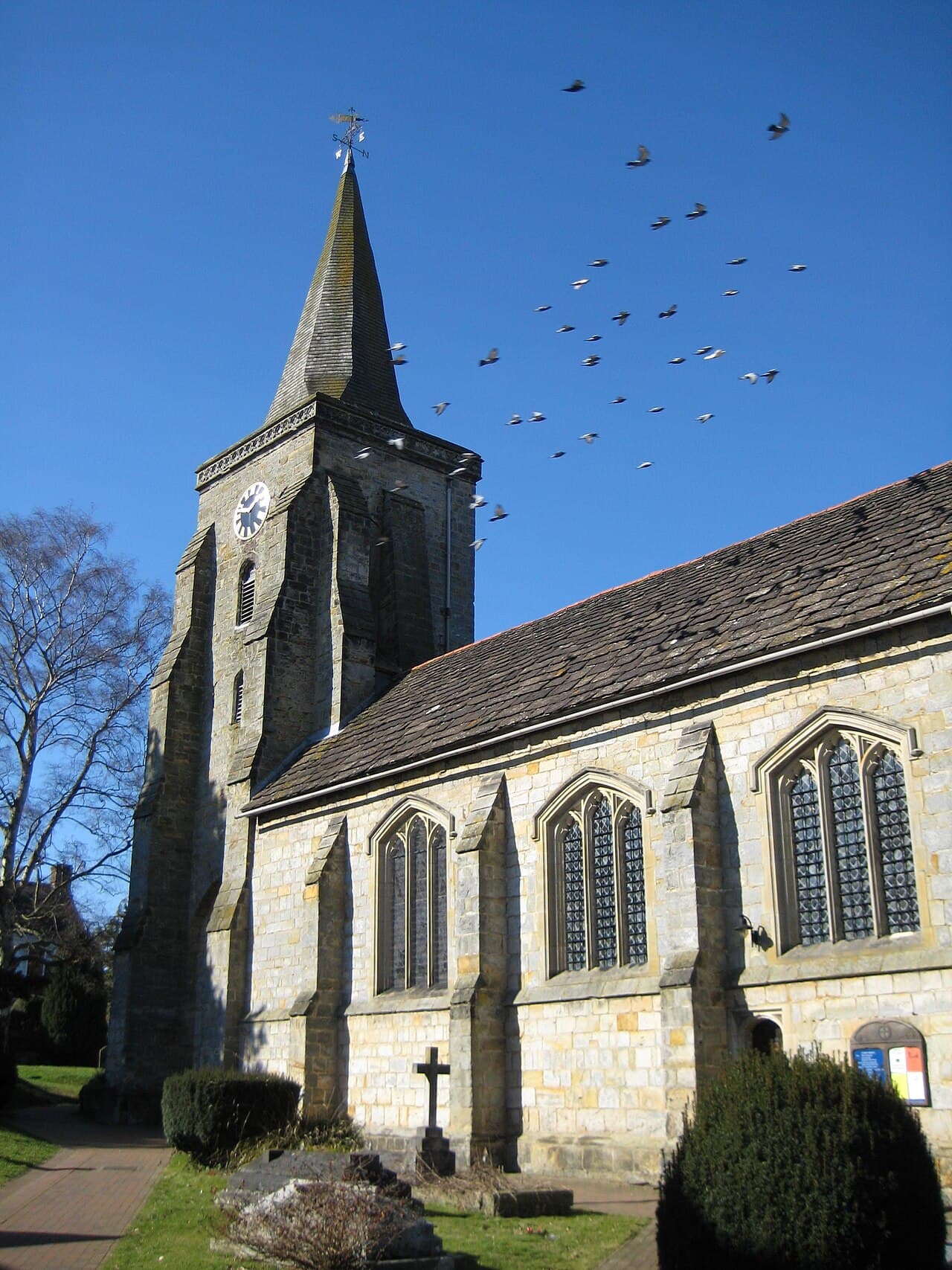 Church of St Peter and St Paul in Lingfield, West Sussex