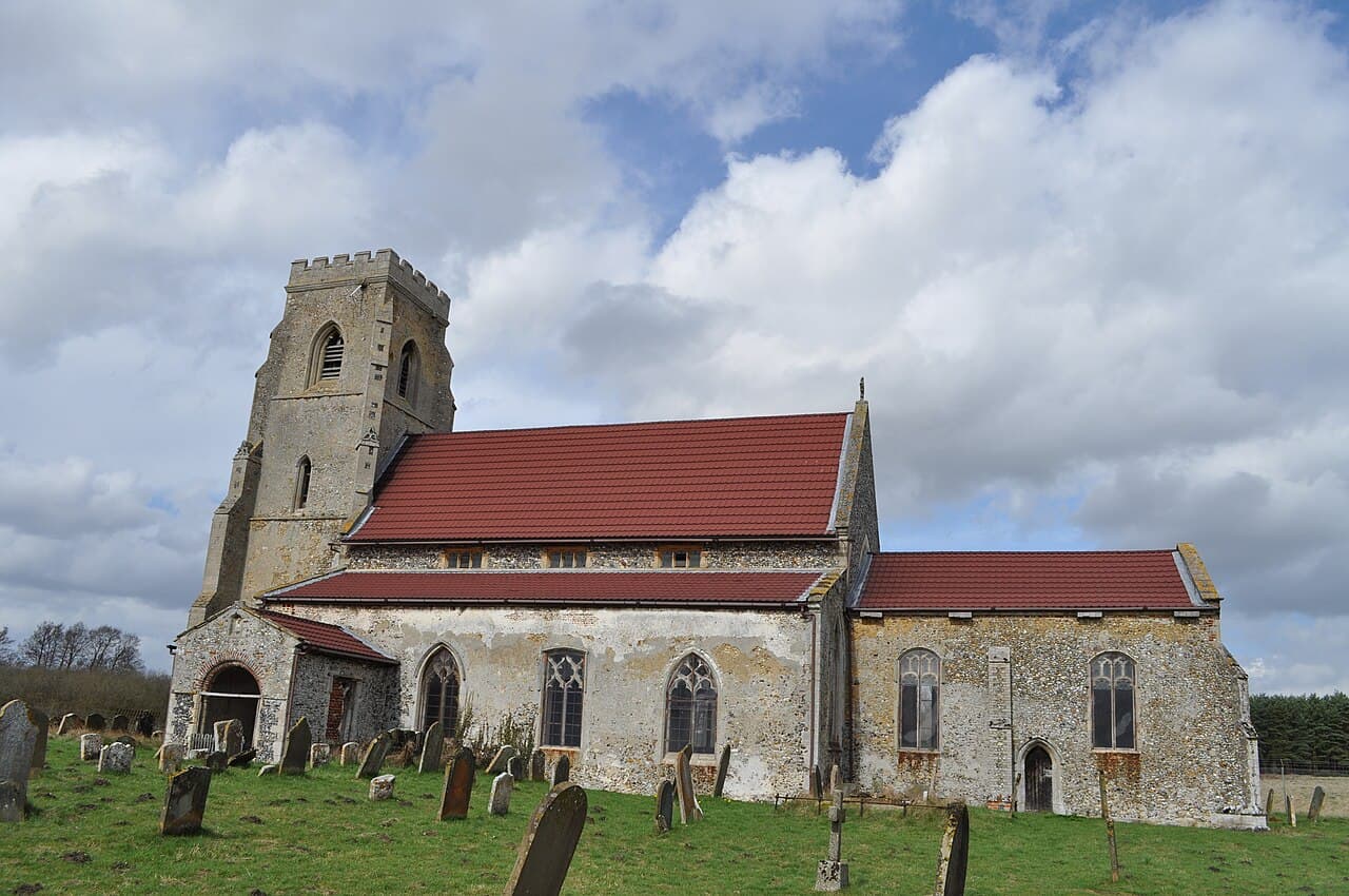 Church of St Andrew in Tottington, Norfolk