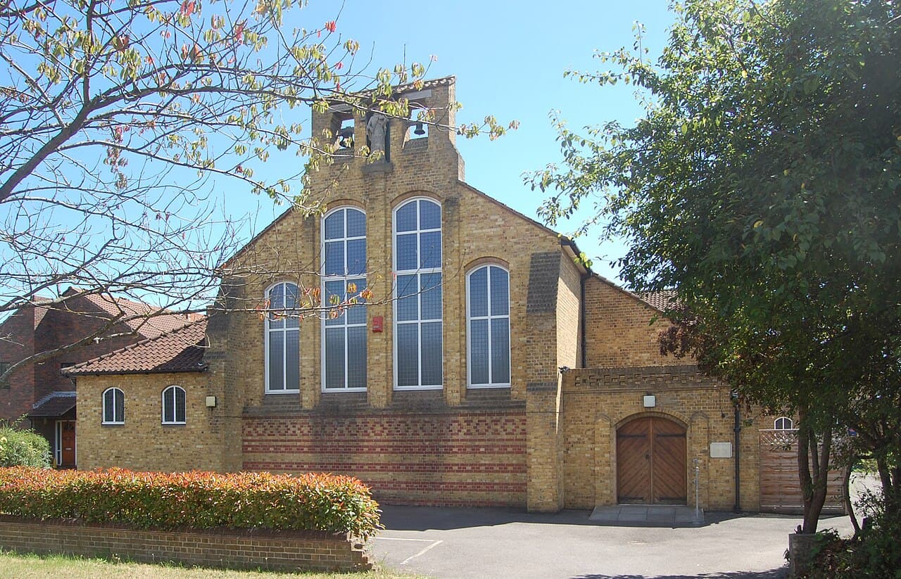 St Cecilia's Church, North Cheam in Morden, Greater London