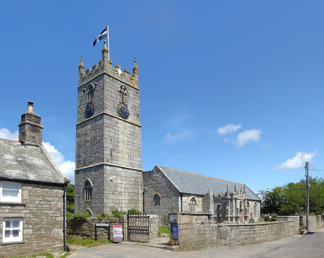 St Just in Penwith Parish Church in St Just, Cornwall