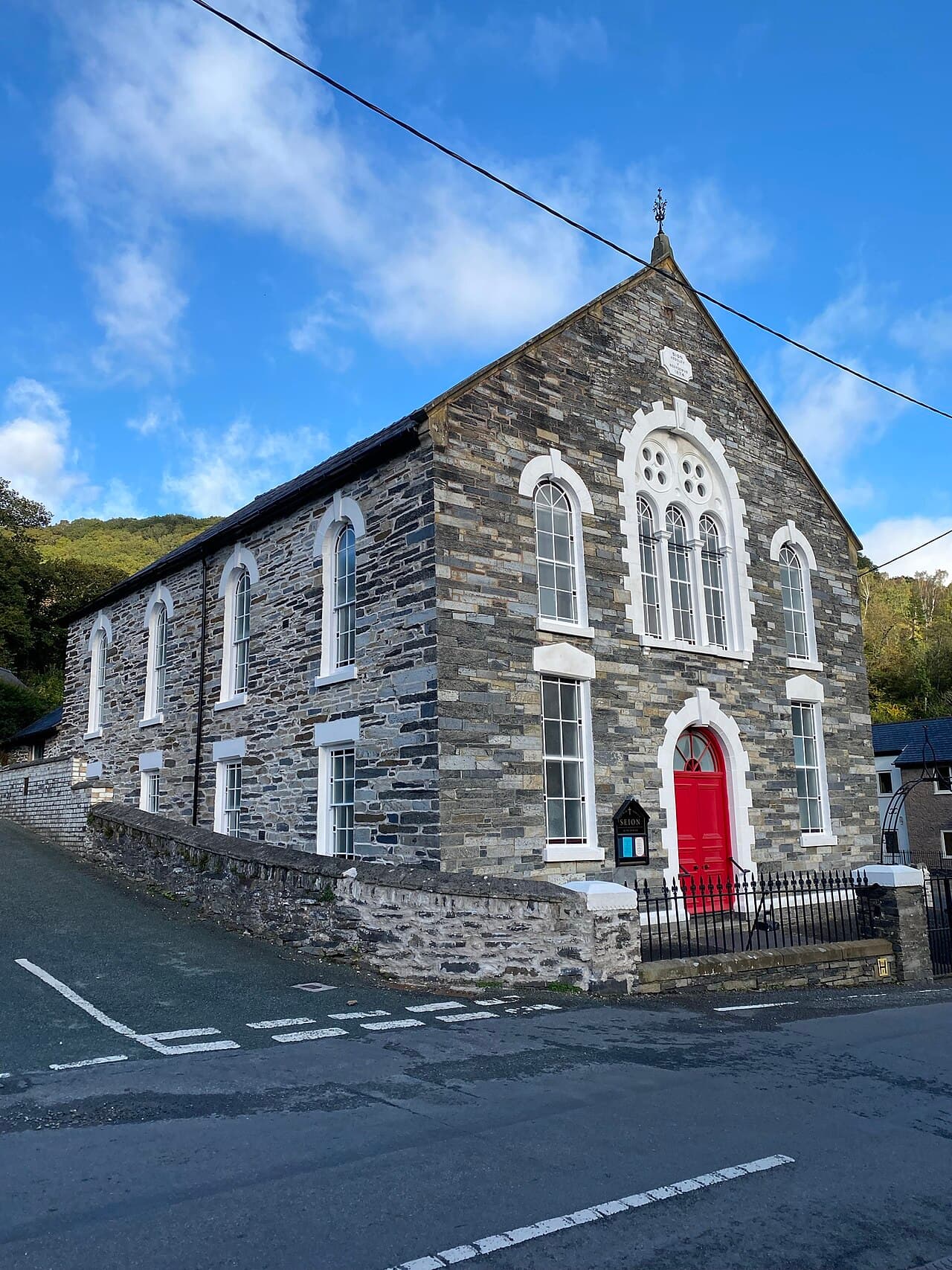 Seion Welsh Baptist Church in Wrexham County Borough, Denbighshire