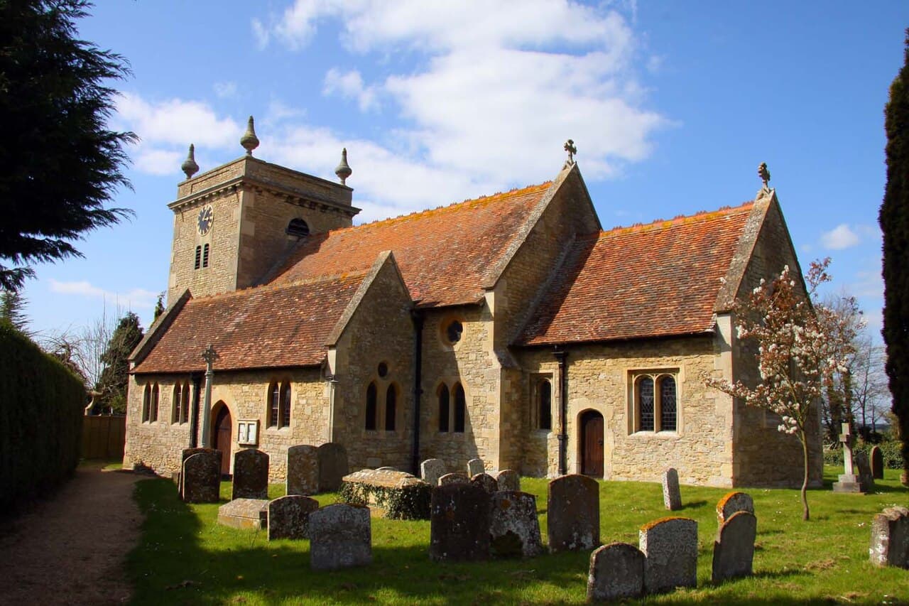 Church of St John the Baptist in Stadhampton, Oxfordshire