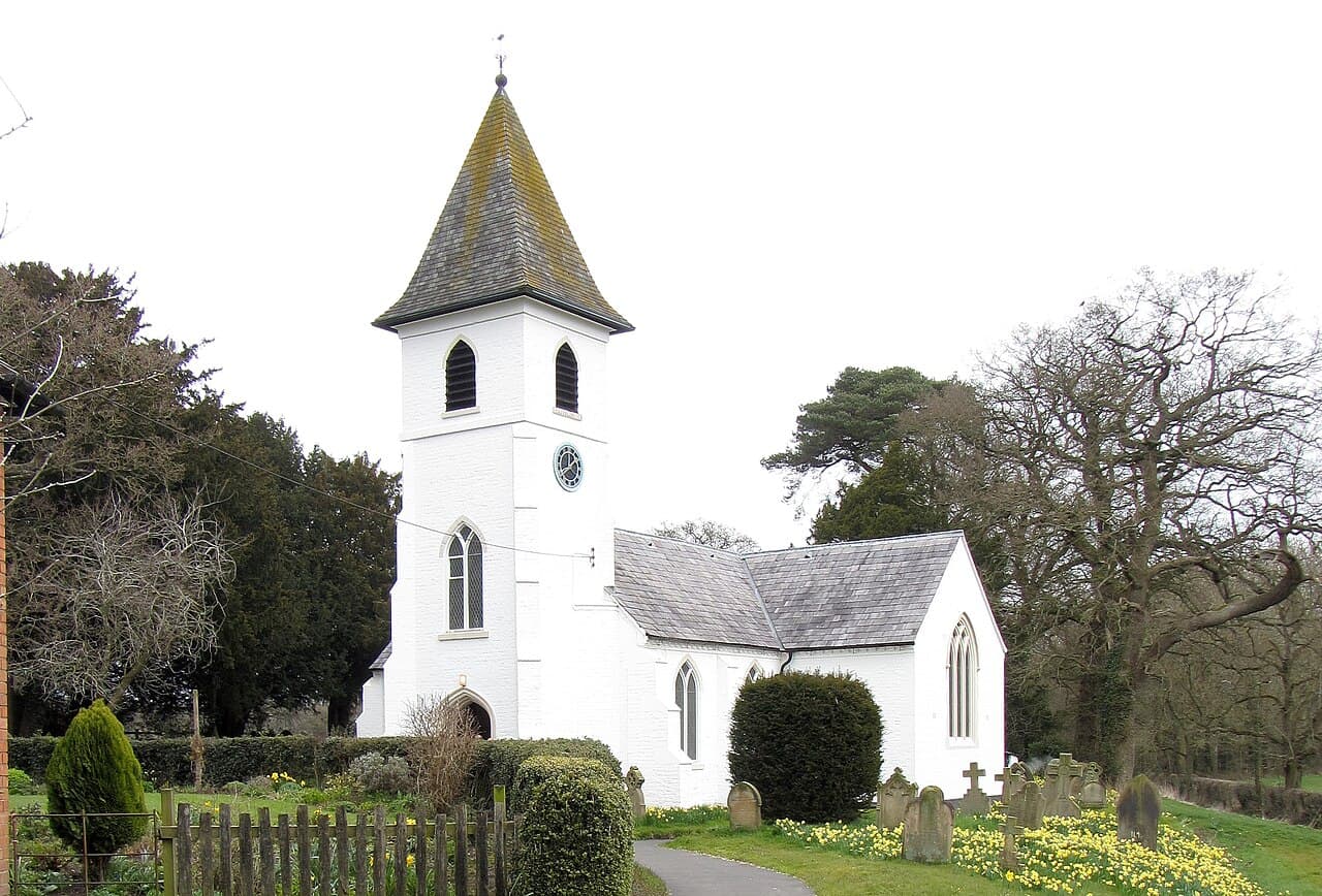 St Mary's Church, Whitewell in Bronington, Shropshire