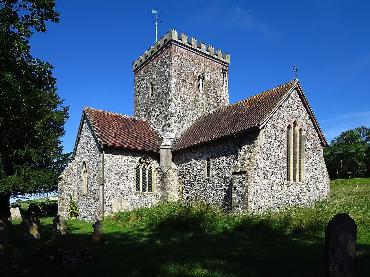 The Parish Church of All Saints in East Dean, West Sussex