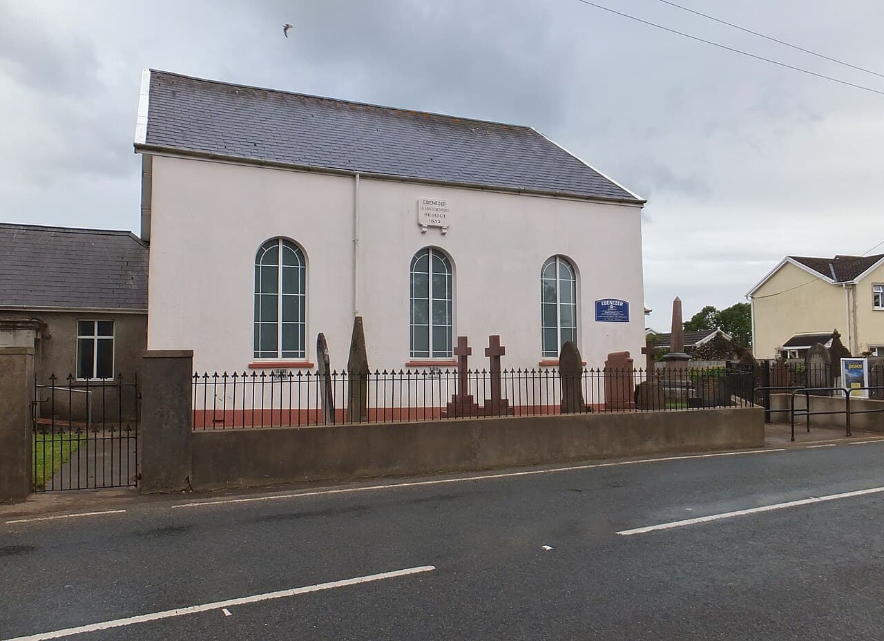 Ebenezer, Old Walls Church in Llanelli, Carmarthenshire