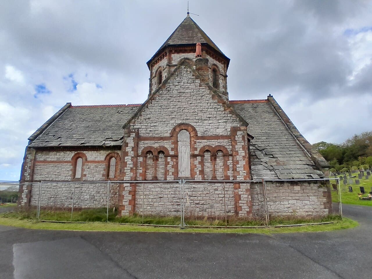 Roman Catholic Cemetery Chapel At Borough Cemetery in Barrow-in-Furness, Cumbria