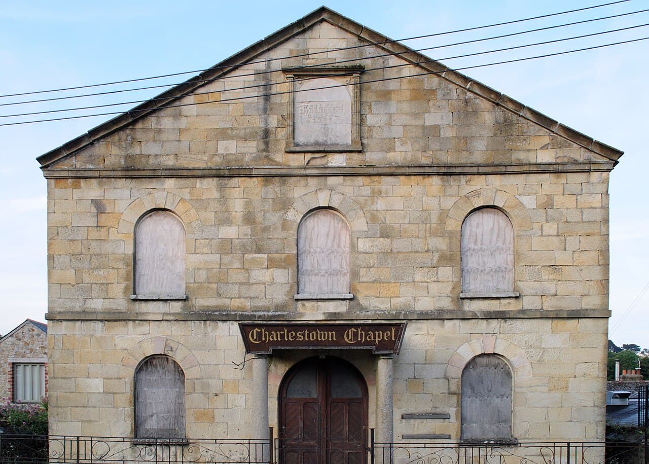 Wesleyan Chapel and Attached Schoolrooms in St Austell, Cornwall