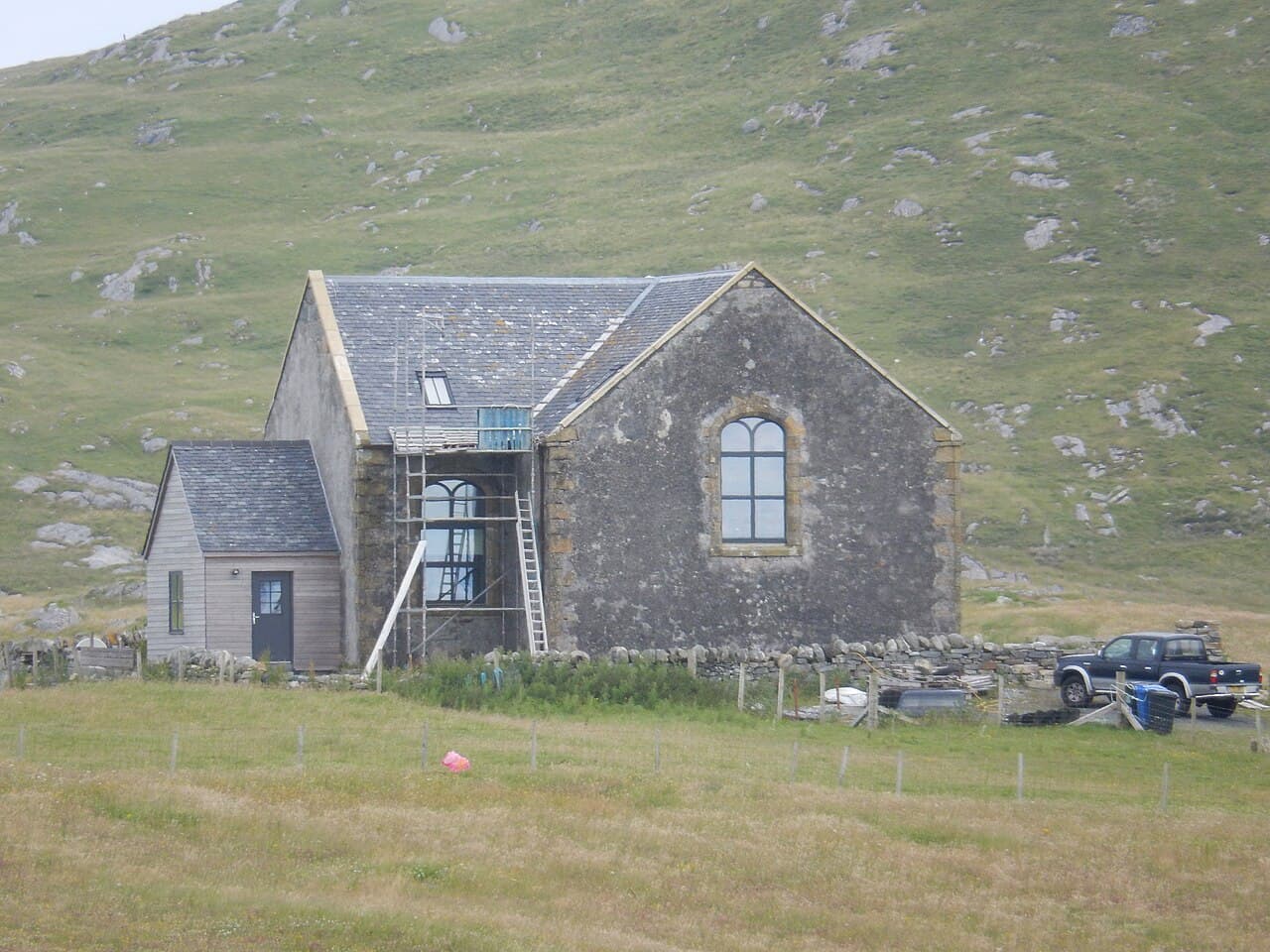 Berneray Parliamentary Church in Outer Hebrides, Na h-Eileanan Siar