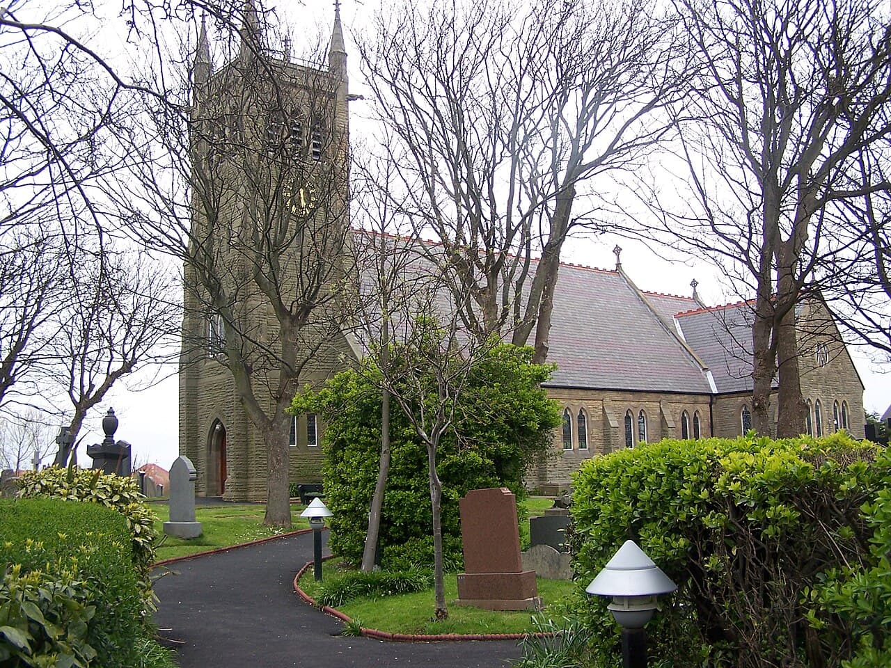 Bispham Parish Church in Blackpool, Lancashire