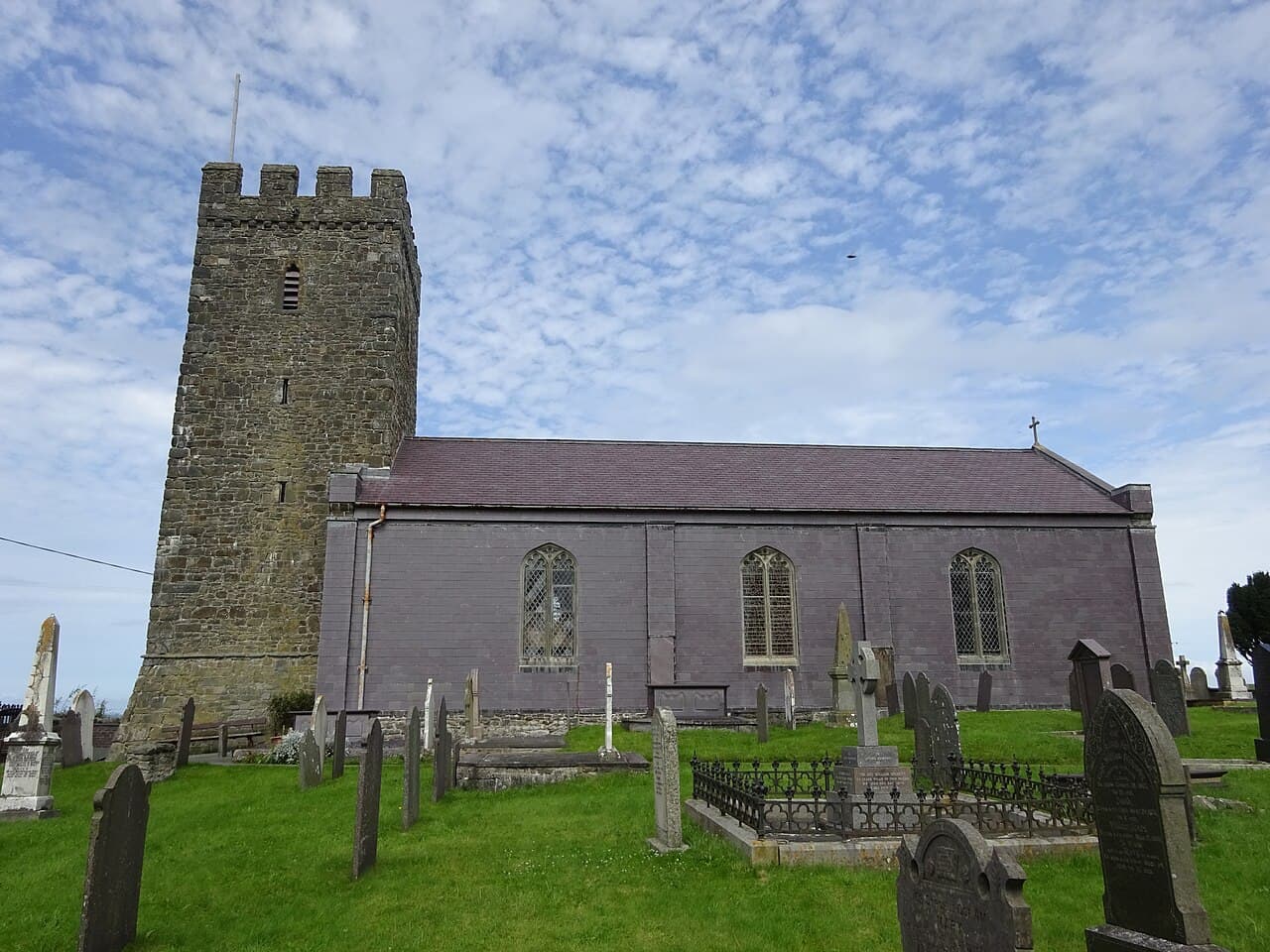 Church Of St. Ffraed in Llanrhystud, Ceredigion