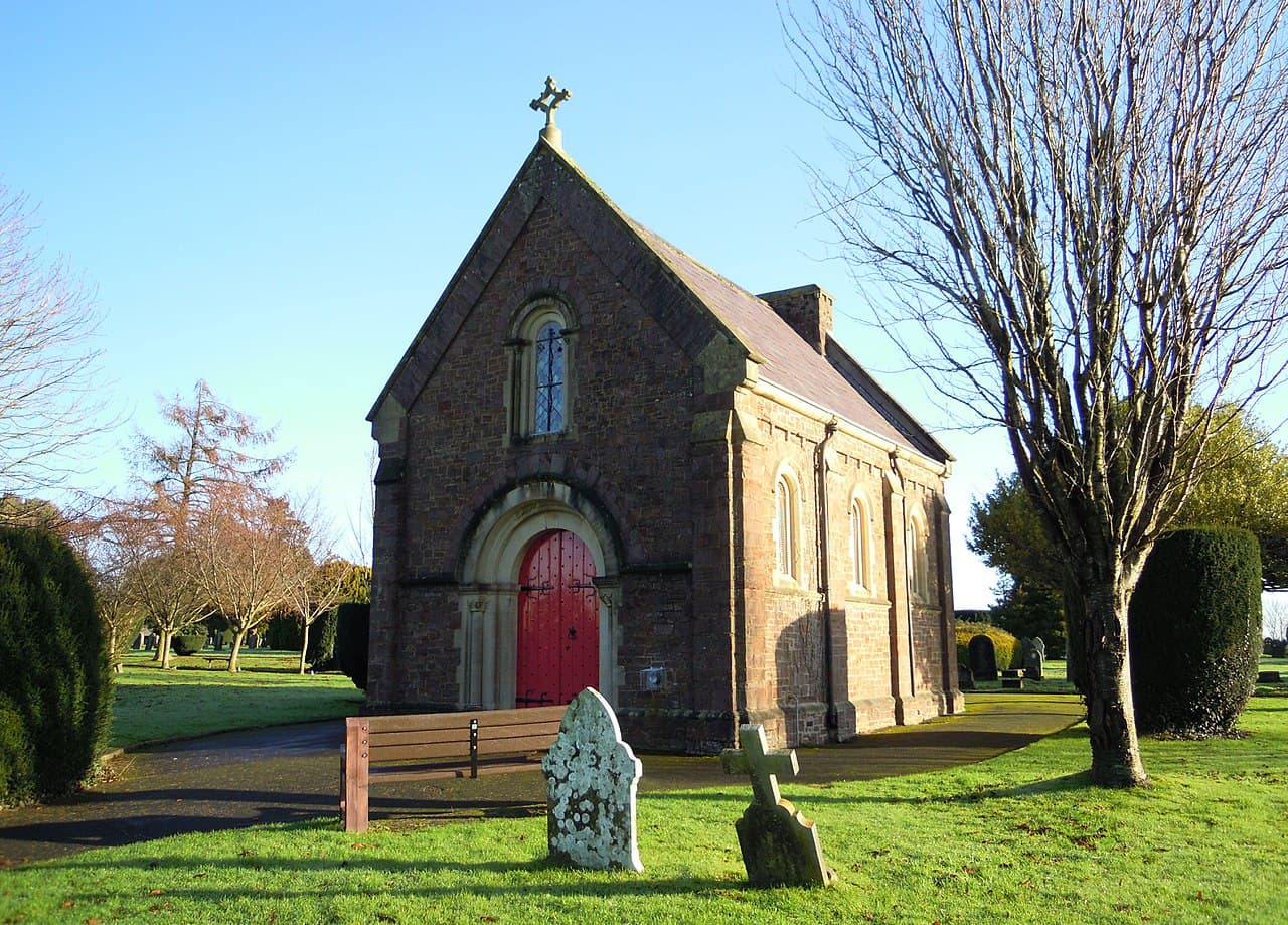 Mortuary Chapel In Tiverton Cemetery in Tiverton, Devon